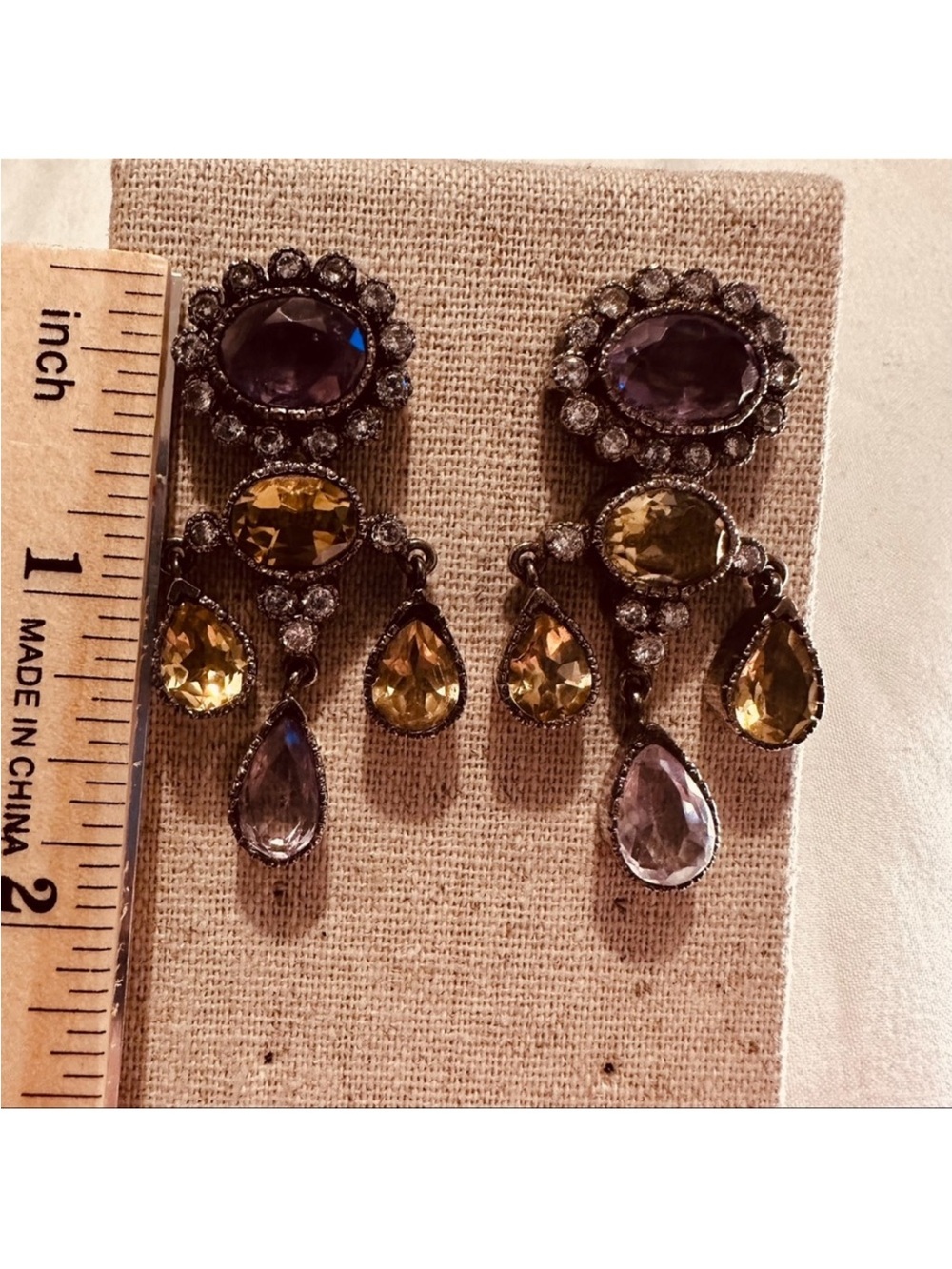 Art Karat | Earrings | Semi-Precious Drop Earrings - Picture 6 of 11